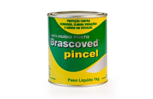 Anti ruído brascoved preto pincel brascola 1kg